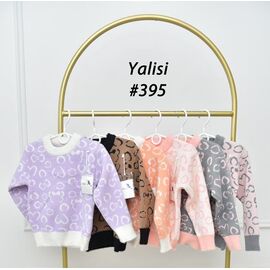 Светер Дитячий на дівчинку 395 lilac р.110-150 "Yalisi" недорого оптом від прямого постачальника