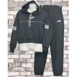 Костюм спортивний жіночий теплий E386 khaki р.44-52 "Essa" недорого оптом від прямого постачальника