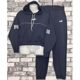 Костюм спортивний жіночий теплий E387 navy р.44-52 "Essa" недорого оптом від прямого постачальника
