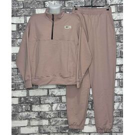 Костюм спортивний жіночий теплий E392 beige р.44-52 "Essa" недорого оптом від прямого постачальника