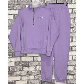 Костюм спортивний жіночий теплий E393 purple р.44-52 "Essa" недорого оптом від прямого постачальника