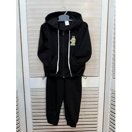 Костюм дитячий спортивний на дівчинку M264 black р.2-5 "Major" недорого оптом від прямого постачальника