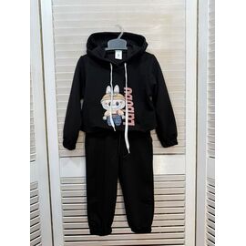 Костюм дитячий спортивний на дівчинку M268 black р.2-5 "Major" недорого оптом від прямого постачальника