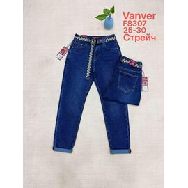 Фотография Джинсы женские F8307 blue р.25-30 "Vanver" недорого оптом от прямого поставщика