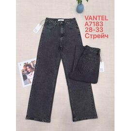 Джинси жіночі A7183 black р.28-33 "Vanver" недорого оптом від прямого постачальника