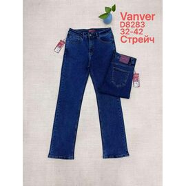 Джинси жіночі D8283 blue р.32-42 "Vanver" недорого оптом від прямого постачальника