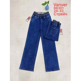 Джинси жіночі B8301 blue р.28-33 "Vanver" недорого оптом від прямого постачальника