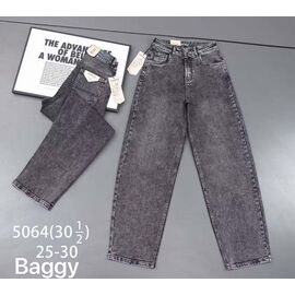 Фотография Джинсы женские 5064 grey р.25-30 "Vindassion" недорого оптом от прямого поставщика