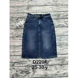 Фотография Юбка женская D220 blue р.25-30 "DKNSEL" недорого оптом от прямого поставщика