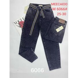 Джинси жіночі M6066 black р.25-30 "Leen" недорого оптом від прямого постачальника