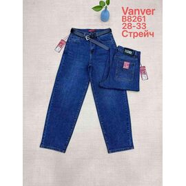 Джинси жіночі B8261 blue р.28-33 "Leen" недорого оптом від прямого постачальника