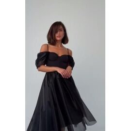 Фотография Платье летнее женское 845 black р.36-38 "Odis" недорого оптом от прямого поставщика