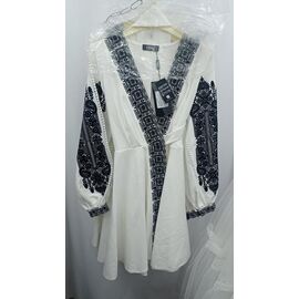 Фотография Платье летнее женское 843 white-balck р.36-38 "Odis" недорого оптом от прямого поставщика