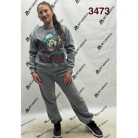 Костюм спортивний жіночий теплий 3473 grey р.S-L "Met&March" недорого оптом від прямого постачальника
