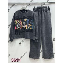 Костюм спортивний жіночий теплий 3691 d.grey р.S-L "Met&March" недорого оптом від прямого постачальника