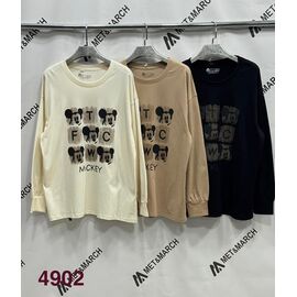 Фотография Свитер женский 4902 l.beige р.one size "Met&March" недорого оптом от прямого поставщика