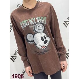 Светр жіночий 4906 brown р.one size "Met&March" недорого оптом від прямого постачальника