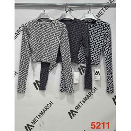 Фотография Топ женский 5211 black р.XS-L "Met&March" недорого оптом от прямого поставщика