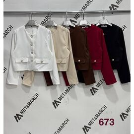 Піджак жіночий 673-1 black р.one size "Met&March" недорого оптом від прямого постачальника