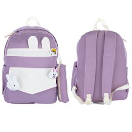 Фотография Рюкзак детский на девочку 77 l.purple р.43*30*13 "Favorit clothes" недорого оптом от прямого поставщика