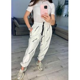 Штани спортивні жіночі 321 white р.42-48 "VLADISLAVA" недорого оптом від прямого постачальника