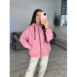 Фотография Кофта спортивная женская 602 pink р.42-48 "VLADISLAVA" недорого оптом от прямого поставщика