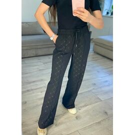 Фотография Штаны спортивные женские 604 black р.42-48 "VLADISLAVA" недорого оптом от прямого поставщика