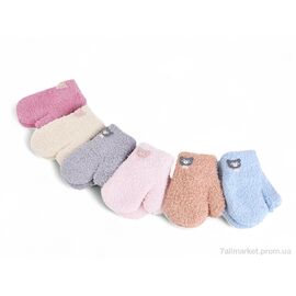 Рукавиці дитячі  J1005 mix (12 шт. р.сітка2-4) "TUZZI" недорого оптом від прямого постачальника