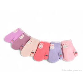 Рукавиці дитячі  J1001 mix (12 шт. р.сітка0-1) "TUZZI" недорого оптом від прямого постачальника