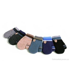 Рукавиці дитячі  J1008 mix (12 шт. р.сітка1-3) "TUZZI" недорого оптом від прямого постачальника