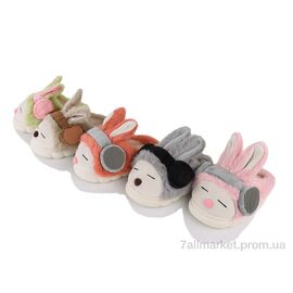 Тапки дитячі домашні Зима S6540 mix (12 пар р.30-35) "Family" недорого оптом від прямого постачальника