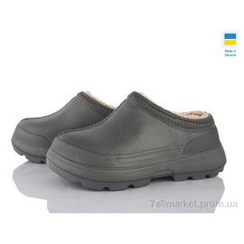 Калоші жіночі Зима BM35 т.сірий (6 пар р.37-42) "Golden Lion" недорого оптом від прямого постачальника