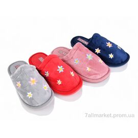 Фотография Тапки женские для дома Весна/осень H23 mix (12 пар р.36-41) "Deshman" недорого оптом от прямого поставщика