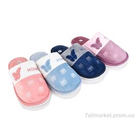 Фотография Тапки женские для дома Весна/осень A523 mix (12 пар р.36-41) "Deshman" недорого оптом от прямого поставщика
