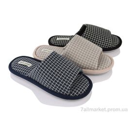 Фотография Тапки мужские домашние Весна/осень 9823 mix (12 пар р.40-45) "Deshman" недорого оптом от прямого поставщика