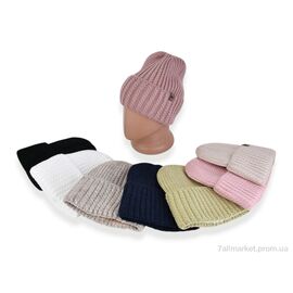 Жіноча шапка Зима KL4 mix (5 шт. р.сіткаOne size) "TUZZI" недорого оптом від прямого постачальника