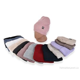 Жіноча шапка Зима 14-05 mix (5 шт. р.сіткаOne size) "TUZZI" недорого оптом від прямого постачальника