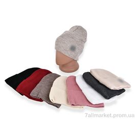 Жіноча шапка Зима 14-06 mix (5 шт. р.сіткаOne size) "TUZZI" недорого оптом від прямого постачальника