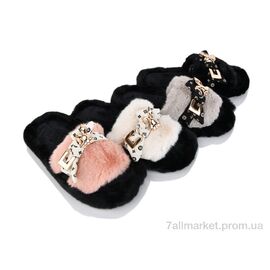 Тапки жіночі для будинку Весна/осінь L1830 mix (12 пар р.36-41) "Elmob" недорого оптом від прямого постачальника