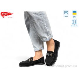 Фотография Туфли женские стильные Весна/осень 080 чорний з. (8 пар р.36-41) "ARTO" недорого оптом от прямого поставщика