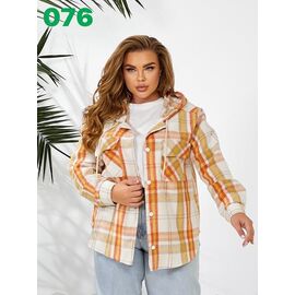 Фотография Рубашка женская 76 orange р.52-58 "SVITANOK" недорого оптом от прямого поставщика