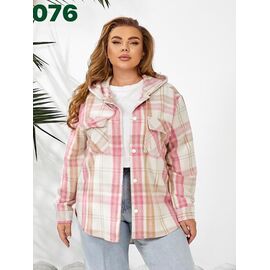 Фотография Рубашка женская 76 pink р.52-58 "SVITANOK" недорого оптом от прямого поставщика