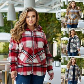 Фотография Рубашка женская HJJ113 mint р.52-58 "SVITANOK" недорого оптом от прямого поставщика