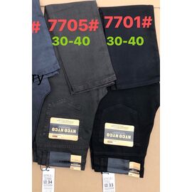 Фотография Джинсы мужские 7705 grey р.30-40 "God Baron" недорого оптом от прямого поставщика