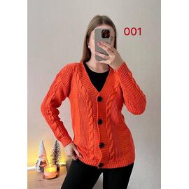 Кофта жіноча 001-2 orange р.42-46 "FSN" недорого оптом від прямого постачальника