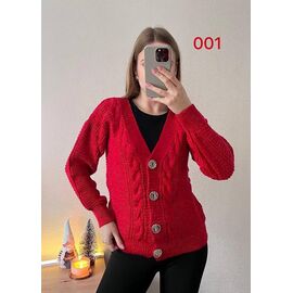 Кофта жіноча 001-2 red р.42-46 "FSN" недорого оптом від прямого постачальника