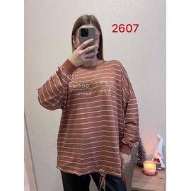 Кофта жіноча 2607 brown р.50-56 "FSN" недорого оптом від прямого постачальника