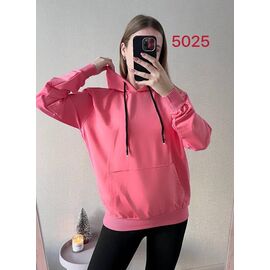 Худі жіноче 5025 pink р.46-52 "FSN" недорого оптом від прямого постачальника