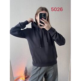 Худі жіноче 5026 d.grey р.42-48 "FSN" недорого оптом від прямого постачальника