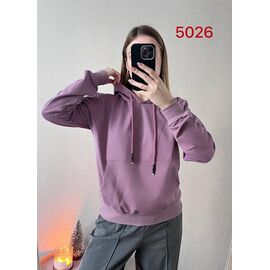 Худі жіноче 5026 purple р.42-48 "FSN" недорого оптом від прямого постачальника